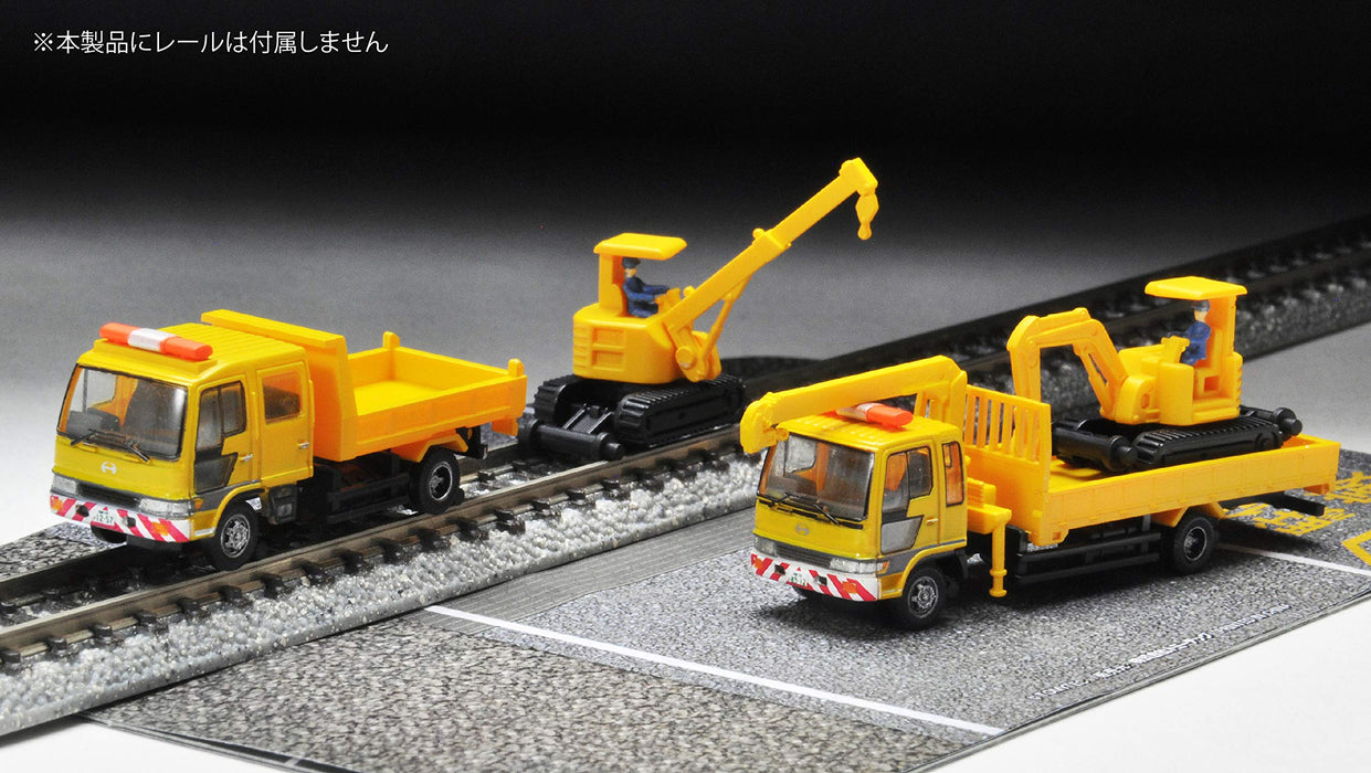 TomyTec The Truck Collection Railroad track maintenance vehicle Set B 314899 NEW_4