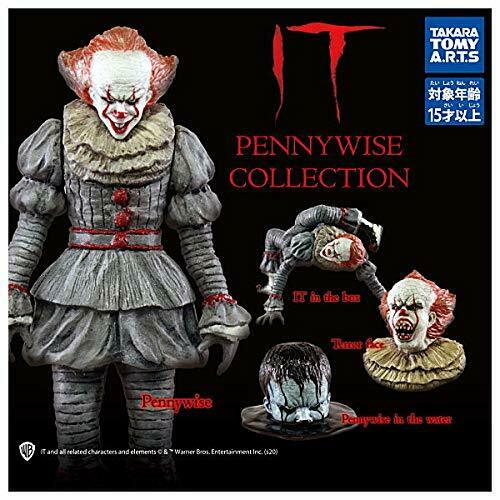 IT PENNYWISE COLLECTION mini figure 4 set PENNY WISE Terror face Anime NEW_1