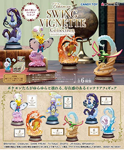 Re-Ment Pokemon Swing Vignette Collection Full Comp 6 Pieces PVC NEW from Japan_1