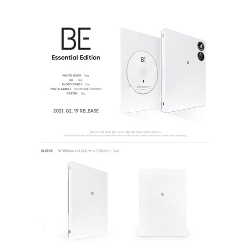 BTS BE Essential Edition BigHit Entertainment Korean Version K-Pop Single NEW_2