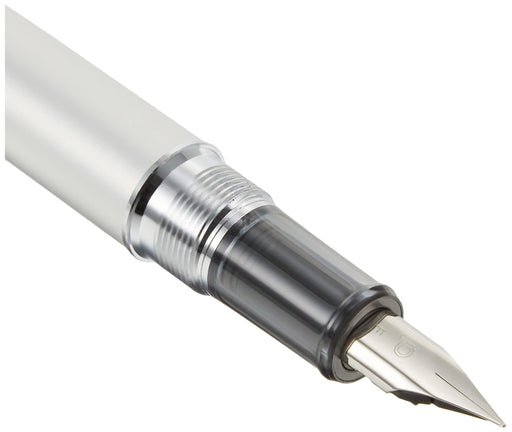 Platinum Fountain Pen F Fine Point Procyon Luster Satin Silver PNS-8000791749792_2