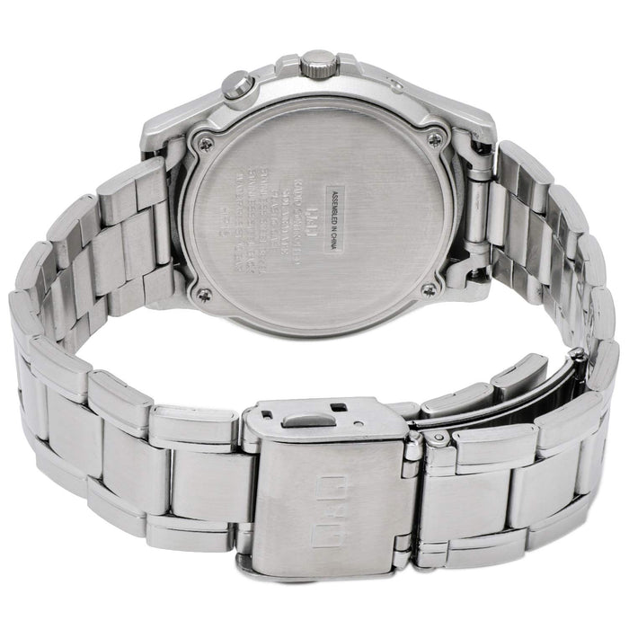 CITIZEN Q&Q SOLARMATE HG18-214 Solar Radio Men's Watch Stainless Steel Silver_3