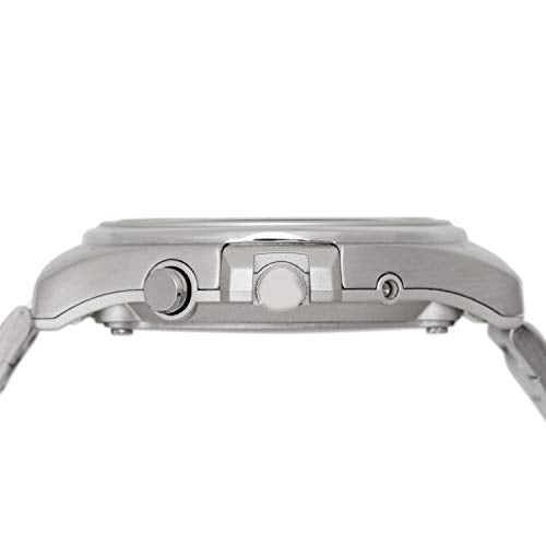 CITIZEN Q & Q SOLARMATE HG18-235 Solar Men's Watch Waterproof Silver NEW_2