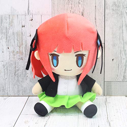 The Quintessential Quintuplets Nakano Nino Sitting Plush Doll Stuffed toy S 16cm_2