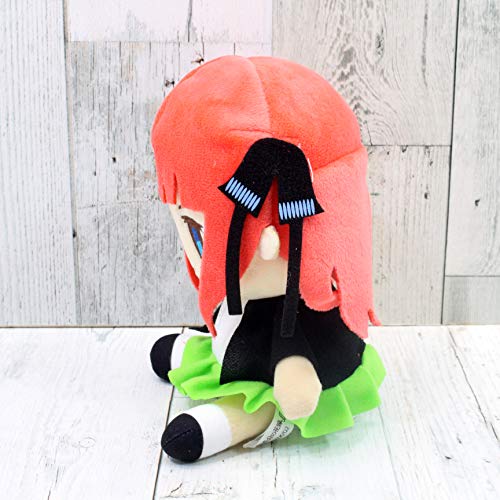 The Quintessential Quintuplets Nakano Nino Sitting Plush Doll Stuffed toy S 16cm_4