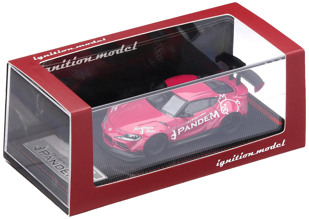 TK.Company ignition model 1/64 Pandem Supra (A90) Pink Diecast Model Car IG2339_3