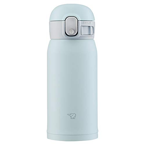ZOJIRUSHI Water Bottle Stainless Steel 360ml SM-WA36-HL Ice Gray Hot&Cold NEW_1