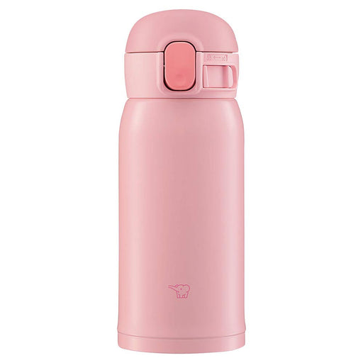 ZOJIRUSHI Water Bottle Stainless Steel 360ml SM-WA36-PA Peach Pink Inslated NEW_1
