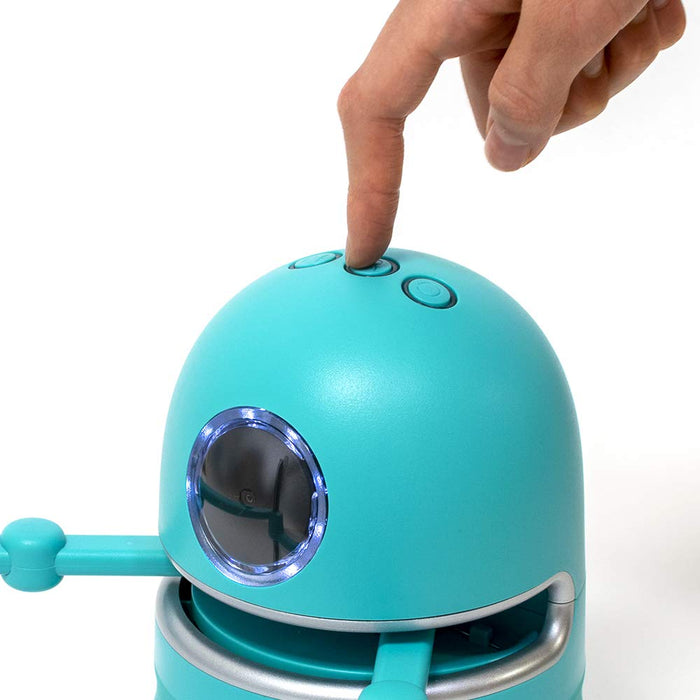With Corporation Drawing Robot Quincy LZ001 Plastic USB rechargeable Blue NEW_6