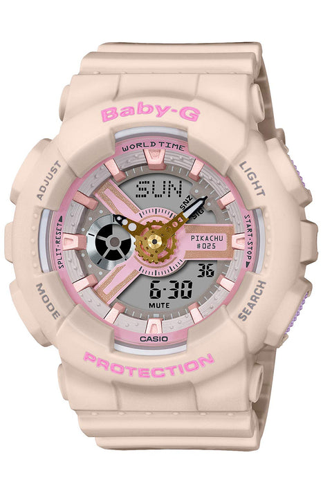 Casio Watch Baby G Pikachu Collaboration Model BA-110PKC-4AJR Ladies Pink NEW_1