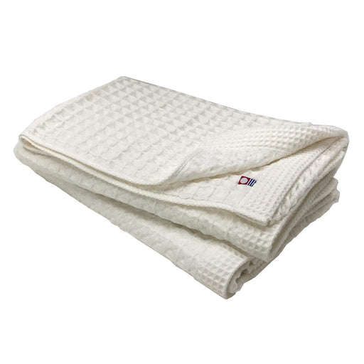 Imabari Towel Bath Towel 2 Sheets Waffle Weave Off White 60x125cm Made in Japan_1