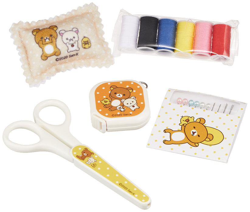 Rilakkuma Sewing Set SS-1809 tape measure, needle, pincushion, scissors, thread_2