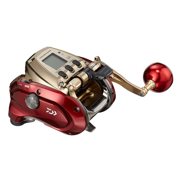 Daiwa 21 Seaborg 600MJ Electric Fishing Reel Gold & Red Right Handed UnisexAdult_3