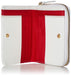 Sanrio Bi-fold wallet Hello Kitty Leather, Polyester Liner, Zip Closure White_4
