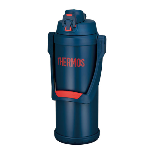 Thermos Water Bottle Vacuum Insulated Sports Jug 2.5L Navy Red FFV-2501 NV-R NEW_1