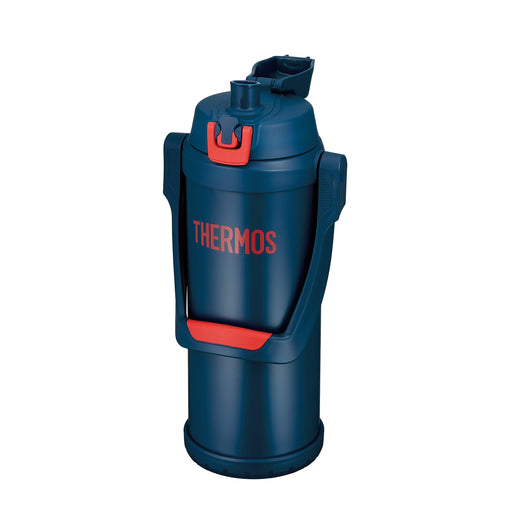 Thermos Water Bottle Vacuum Insulated Sports Jug 2.5L Navy Red FFV-2501 NV-R NEW_2