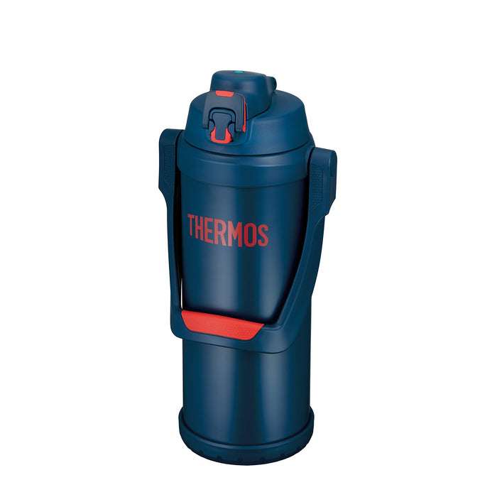 Thermos Water Bottle Vacuum Insulated Sports Jug 2.5L Navy Red FFV-2501 NV-R NEW_3