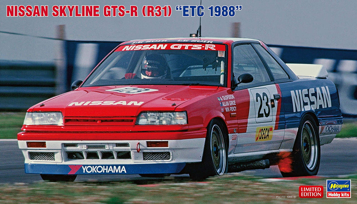 Hasegawa 1/24 Nissan Skyline GTS-R (R31) ETC1988 Plastic model Kit 20495 NEW_1