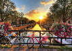 Yanoman 500 Piece Jigsaw Puzzle Amsterdam Canal and Townscape 38x53cm 05-1049_1