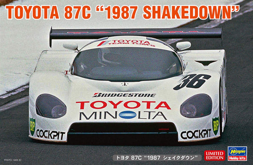 Hasegawa 1/24 TOYOTA 87C 1987 SHAKEDOWN Plastic Model kit 20500 NEW from Japan_1