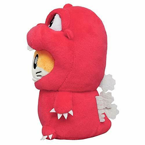 Godzilla x Hamtaro Collab Godziham-kun Plush Doll Stuffed Toy Red S 13.5cm NEW_4