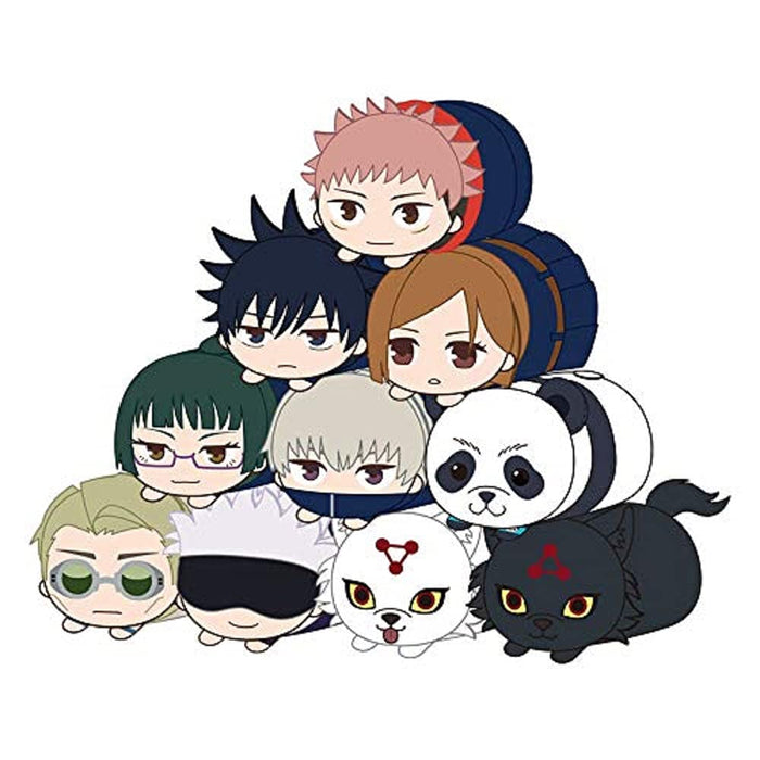 Mochi Kororin Plush Mascot Jujutsu Kaisen 6 Pieces Complete Set CHUGAIKOGYO NEW_1