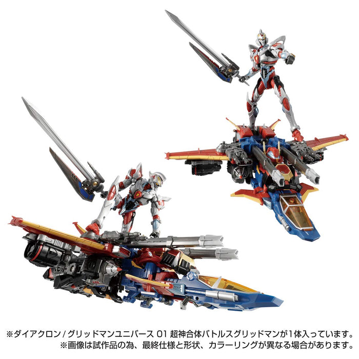 Diaclone /Gridman Universe 01 Super God Combined Battles Gridman Action Figure_4