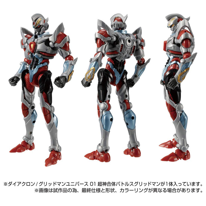 Diaclone /Gridman Universe 01 Super God Combined Battles Gridman Action Figure_7