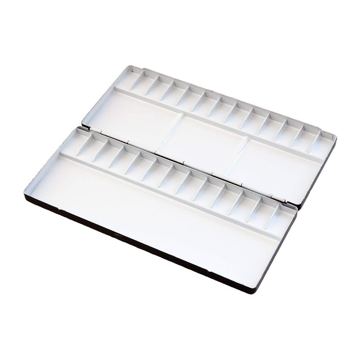 Tarence Japan Watercolor Palette Aluminum Palette White 26-color SN 441971 NEW_2