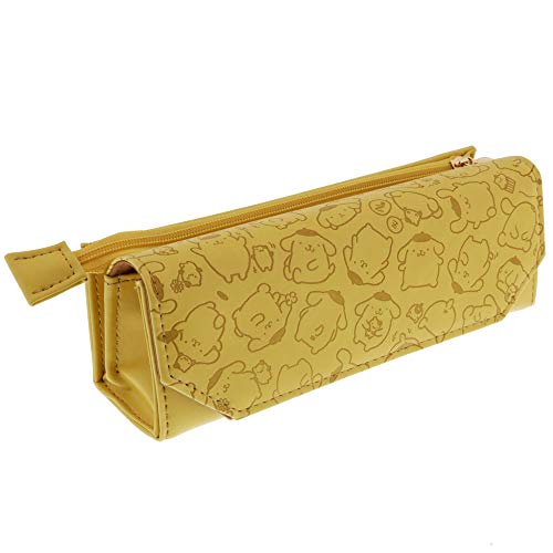 Sunstar Stationery Sanrio Pen Case Also Glasses Pompompurin yellow S1423444 NEW_3