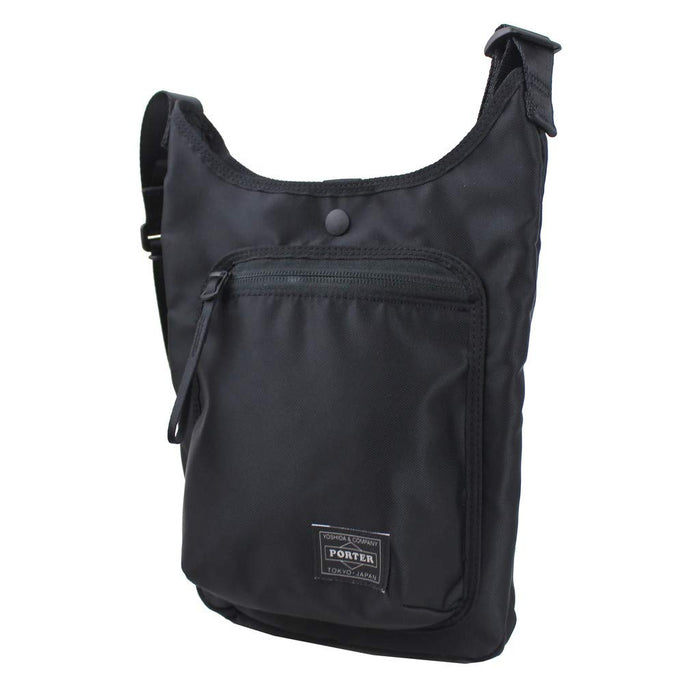 Yoshida PORTER COMPART SHOULDER BAG Black 538-16165 W205xH275xD40mm NEW_1