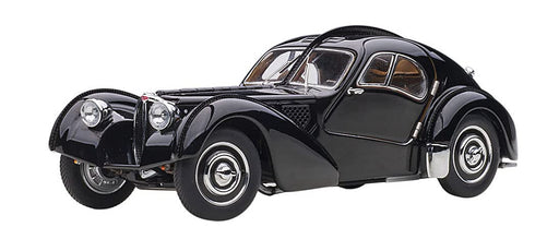 AUTOart 1/43 Bugatti Type 57SC Atlantic 1938 Black Disc Wheel 50946 Diecast Car_1