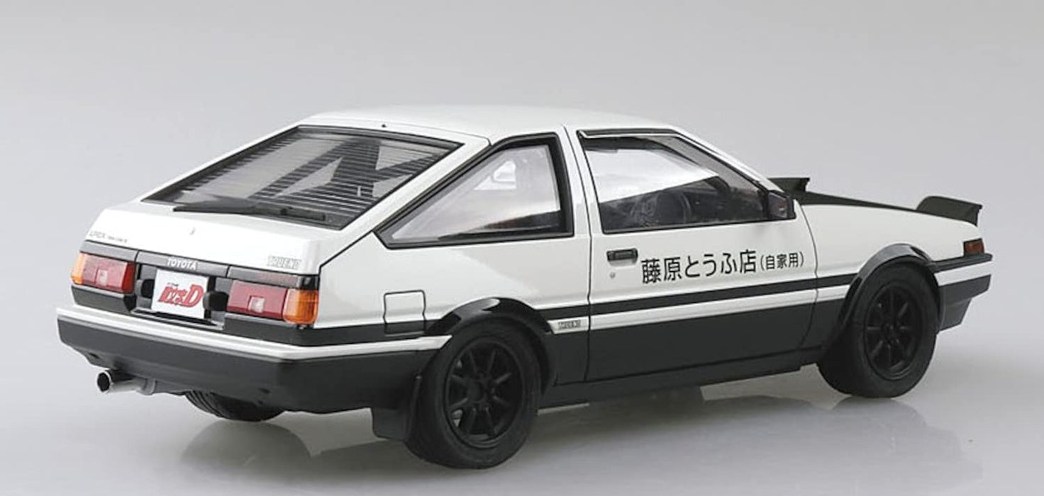 AOSHIMA Initial D No.6 1/24 TOYOTA AE86 TRUENO Fujiwara Takumi Plastic Model Kit_4