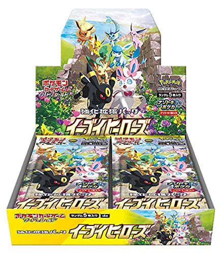 Pokemon Card Sword & Shield Booster Box Eevee Heroes s6a NEW from Japan_1