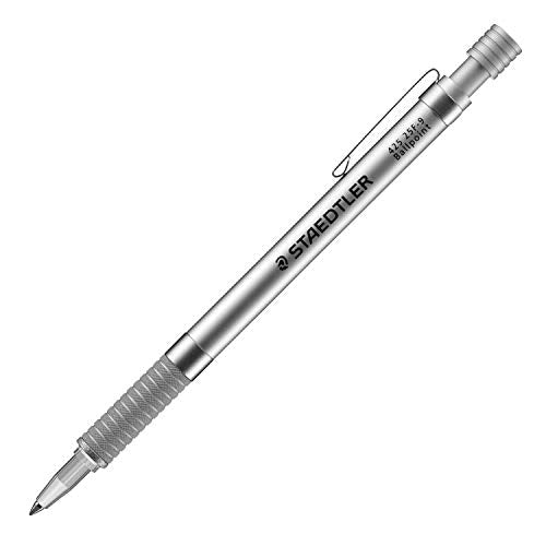Staedtler Ballpoint Pen Oil-based Silver Series 0.8mm 1 pc 425 25F-9 NEW_1