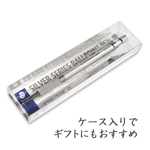Staedtler Ballpoint Pen Oil-based Silver Series 0.8mm 1 pc 425 25F-9 NEW_7