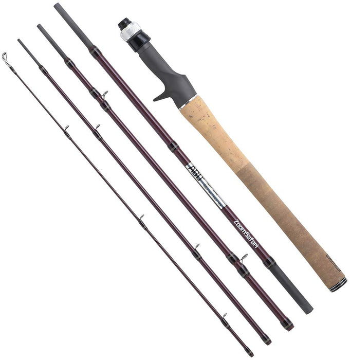 Abu Garcia Pack Rod Bait Zoom Safari ZMSC-665m 198cm 6.6ft-M ‎1546347 RoseViolet_1