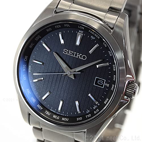 SEIKO Seiko Selection SBTM291 Solar Radio Men's Watch Silver Band NEW from Japan_5