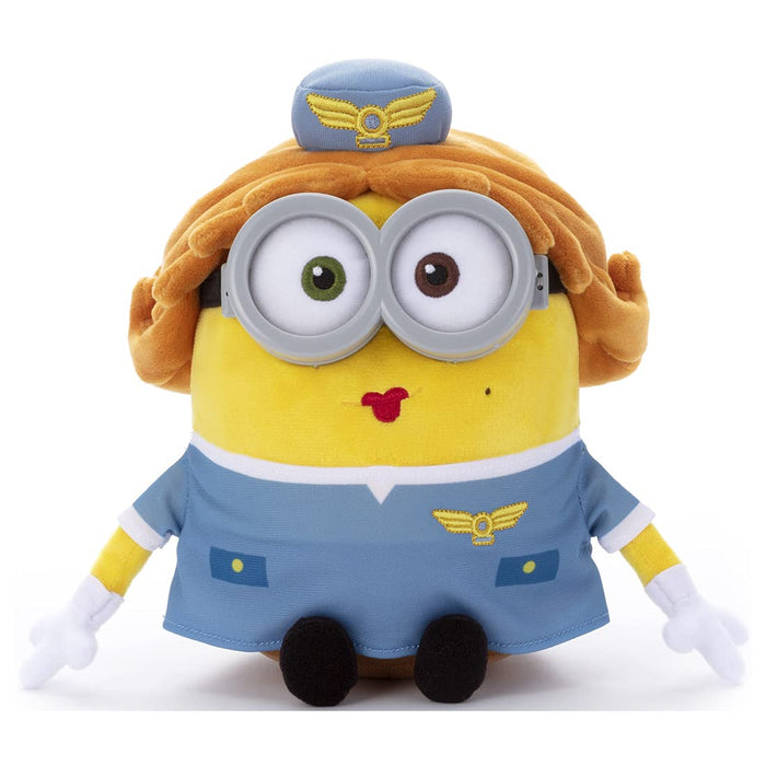Minions 2 Plush doll Bob size S CA Flight attendant 29cm TAKARATOMY A.R.T.S NEW_1
