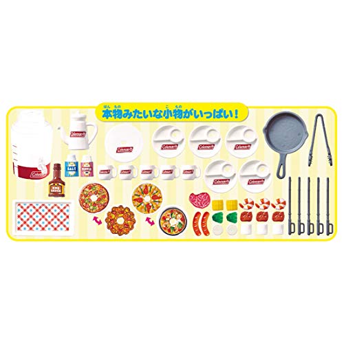 TAKARA TOMY x Coleman Licca-chan Mokumoku Juju Lively barbecue BBQ Set Figure_4