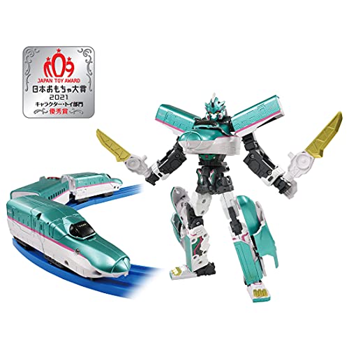 Plarail Shinkansen Deformation Robot Shinkalion Z Shinkalion Z E5 Hayabusa Green_2