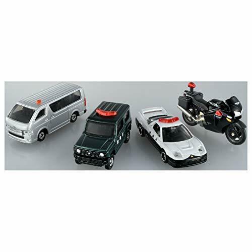 Tomica Police Vehicle Collection 4pcs Set NSX-R Jimny Hiace Honda VFR NEW_8