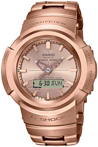 CASIO G-SHOCK Watch AWM-500GD-4AJF Men's Gold Anadigi Round Face waterproof NEW_1