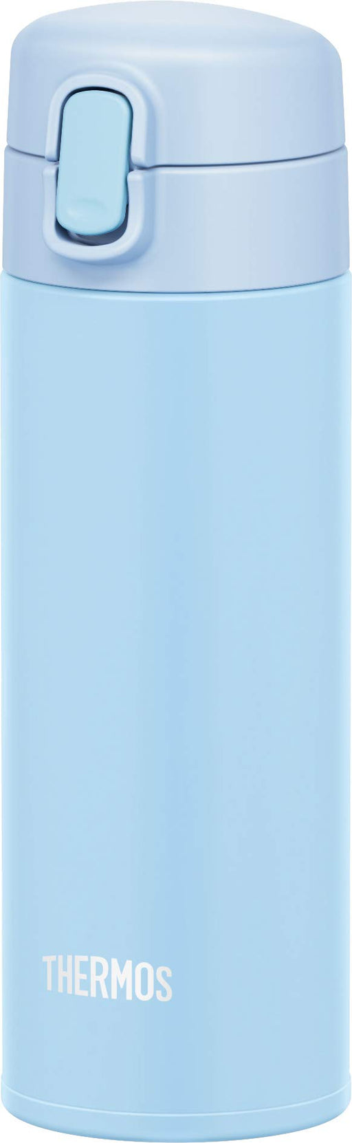 Thermos Water Bottle Vacuum Insulated Straw Bottle 350ml Light Blue FJM-350 LB_1
