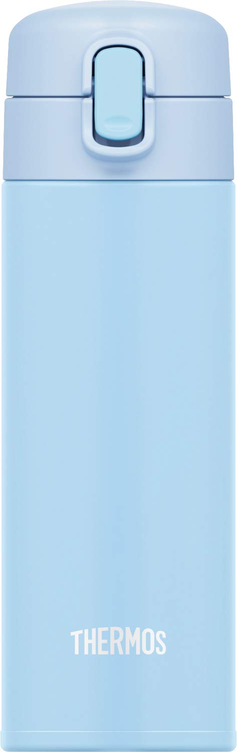 Thermos Water Bottle Vacuum Insulated Straw Bottle 350ml Light Blue FJM-350 LB_2