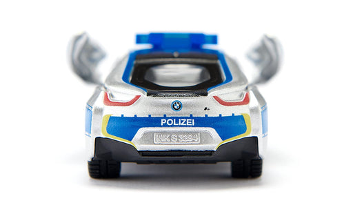 BorneLund SIKU BMW i8 Police Diecast Miniature Car 2303 Hybrid Sport Car Model_2