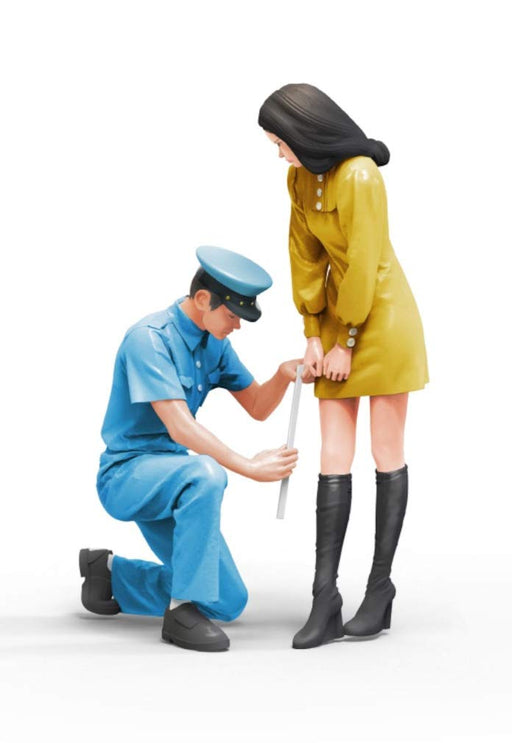 Tori Factory 1/24 Military Miniature Series police officer measuring&Girl MF-14_2