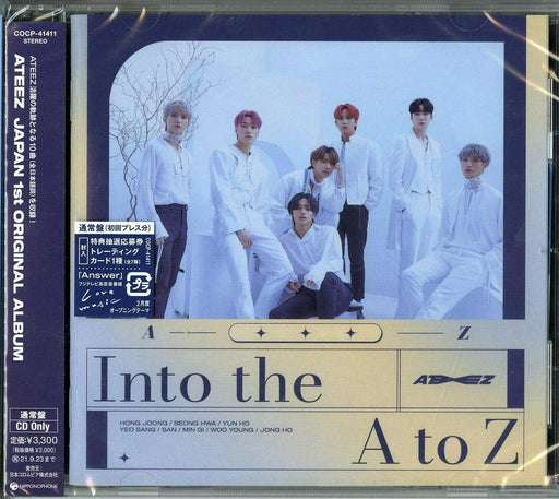 CD Into the A to Z Nomal Edition ATEEZ w/ Trading Card COCP-41411 K-Pop NEW_1
