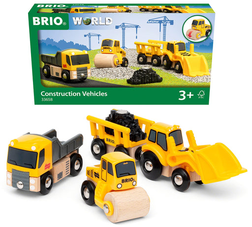 BRIO WORLD ‎63365800 Construction Vehicle Set Wood and Plastic Toy Yellow Black_1