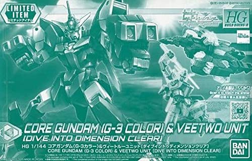 HGBD: R 1/144 Core Gundam G-3 Color & Vetoru Unit Dive into dimension clear Kit_2
